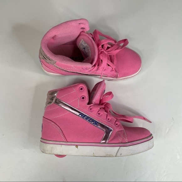 Heely’s Pink Youth Size 3 Lace Up Shoes - Picture 1 of 8